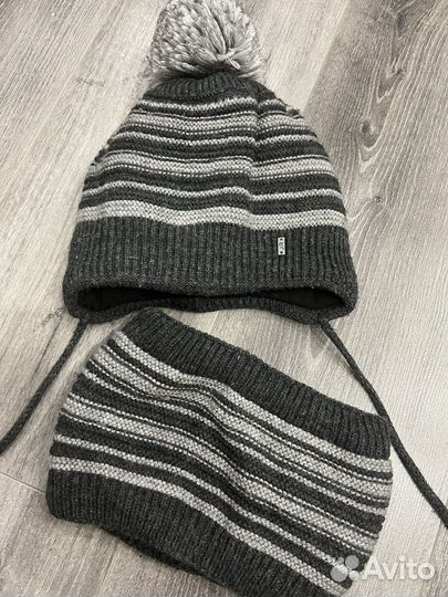 Шапка и снуд Журавлик