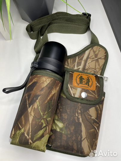 Походный набор в сумке (термос, фляжка)