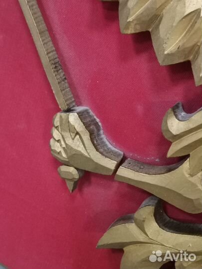 Панно Герб России Двуглавый Орёл Интерьер Декор