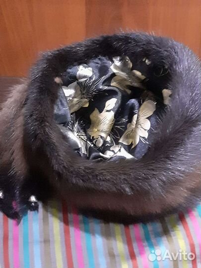 Шапка норковая женская