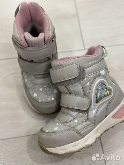 Зимние ботинки для девочки 28 размер