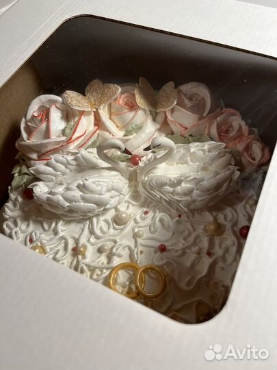 Свадебный торт, бисквитный торт на торжество