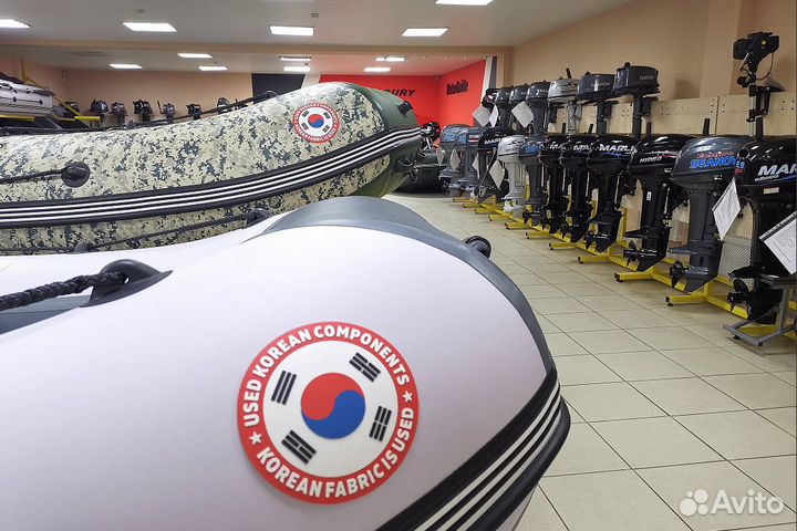 Лодка mishimo sport 430 (светло-темно-серый)