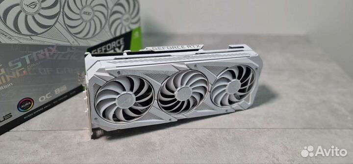 Видеокарта asus ROG strix RTX 3070 gaming OC 8GB