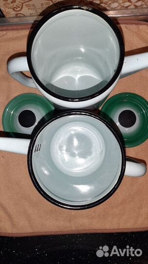 Кофейник эмалированный СССР в идеальном состоянии