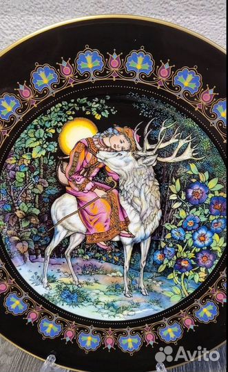 Фарфоровая настенная тарелка,villeroy & boch