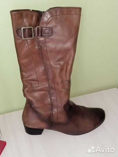 Сапоги женские натуральная кожа