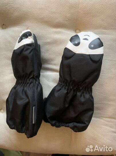 Варежки зимние детские на 1 год