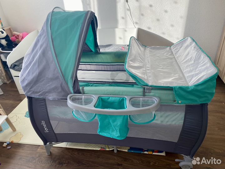 Манеж детский Lionelo Sven Plus turquoise
