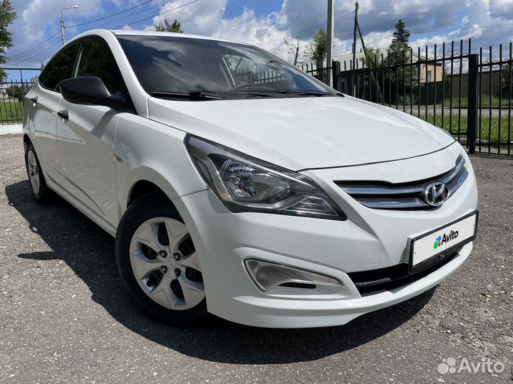 Hyundai Solaris 1.4 МТ, 2015, 109 000 км