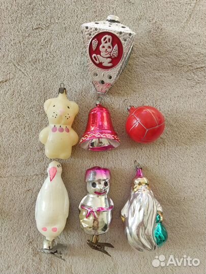 Елочные игрушки СССР