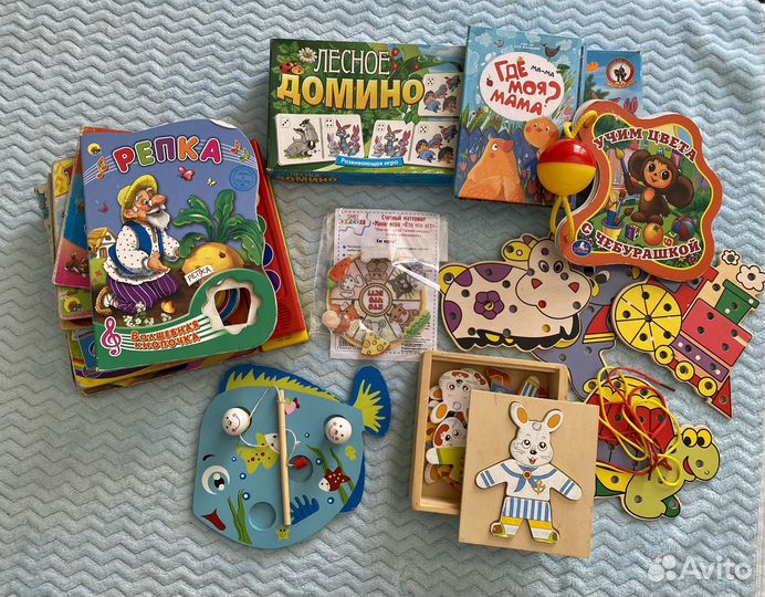 Детские развивающие игрушки пакетом