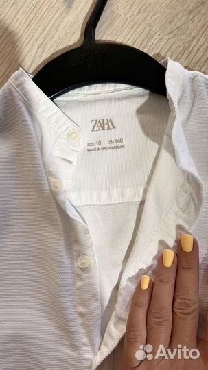 Брюки и рубашка zara школьная форма