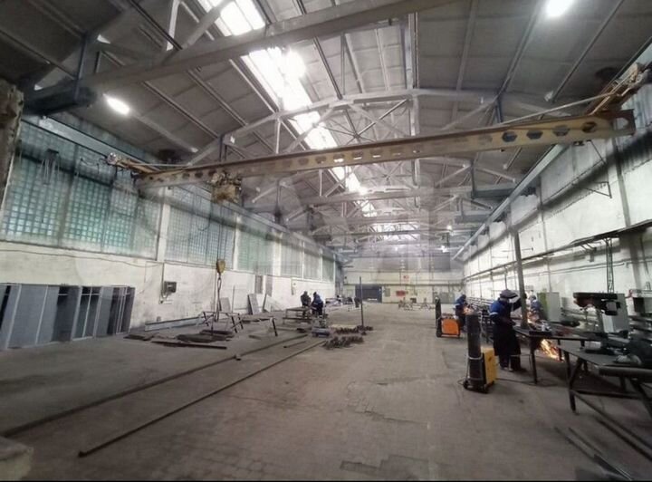 Производственное помещение 932 кв м с кран-балками