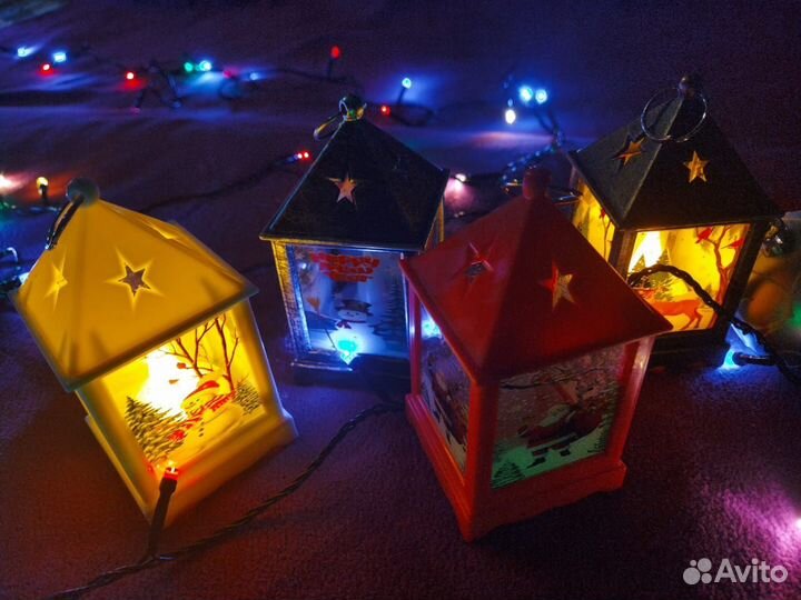 Новогодние фонарики