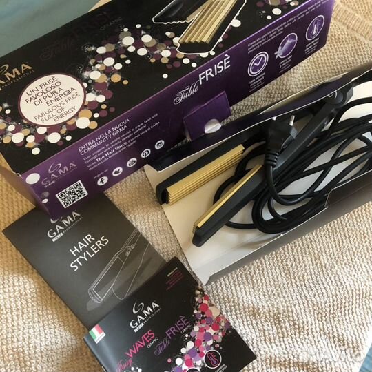 Щипцы плойка гофре gama