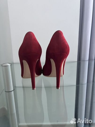 Туфли Gianvito rossi 38 красные оригинал