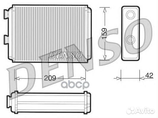 Радиатор печки fiat doblo (01) /idea/punto (99