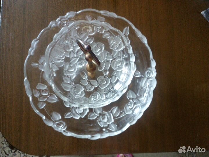 Ваза двухъярусная для фруктов