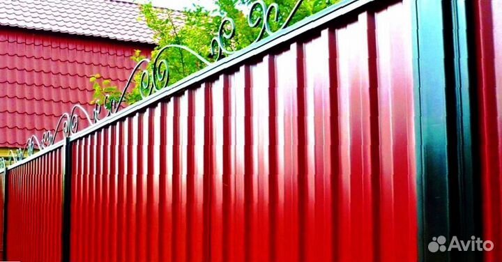 Забор из профнастила