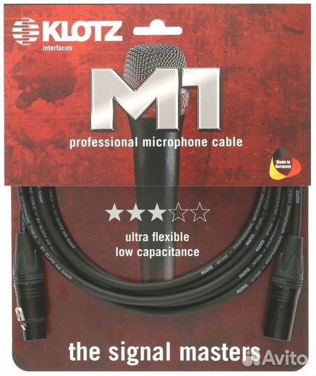 Микрофонный кабель Klotz M1FM1N2000, 20.0m