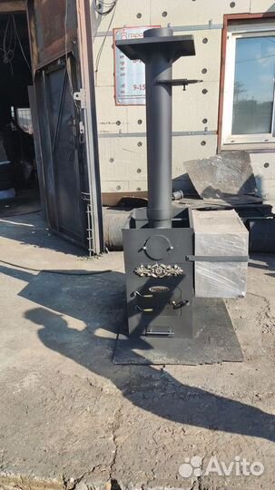 Банная печь Экстра толщина 10 мм 820x430x750