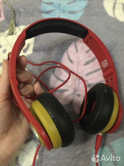 Наушники Железный человек проводные