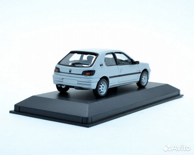Peugeot 306 2-Door 1998 (серый) Minichamps В.0449