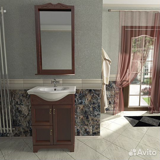 Тумба с раковиной Orange Классик F7-60TU1+Ra напол