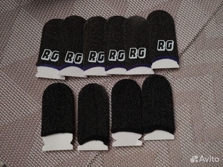 Напальчники для мобильного гейминга сенсорные 6шт