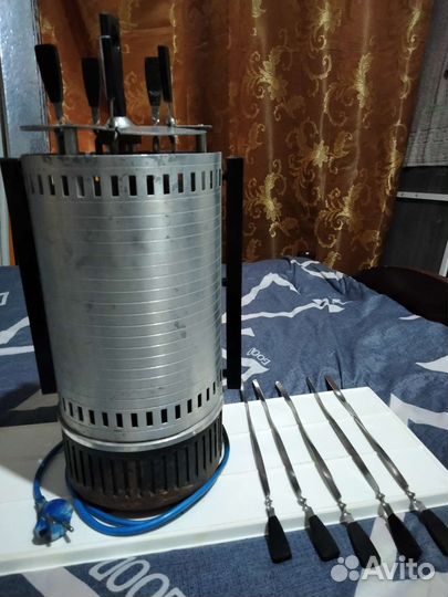 Электро шашлычница СССР мангал б/у