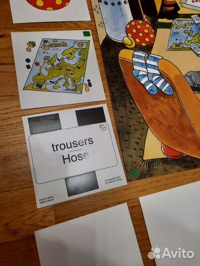 Магнитный плакат для изучения иностранных языков