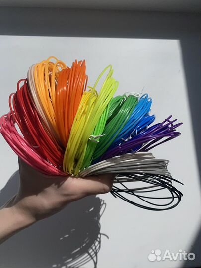 3д ручка с пластиком