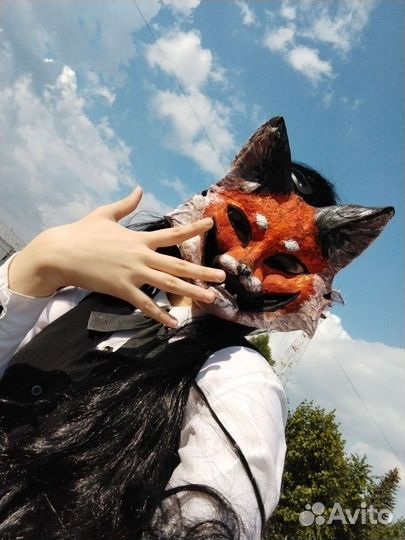 Маска лисы Алисы из игры Tiny bunny