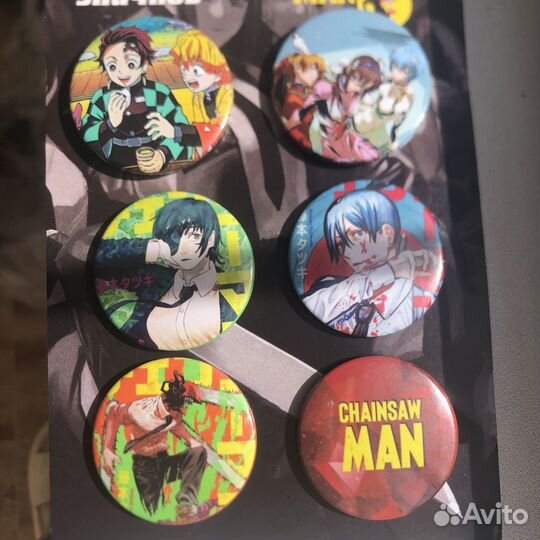 Значки с аниме