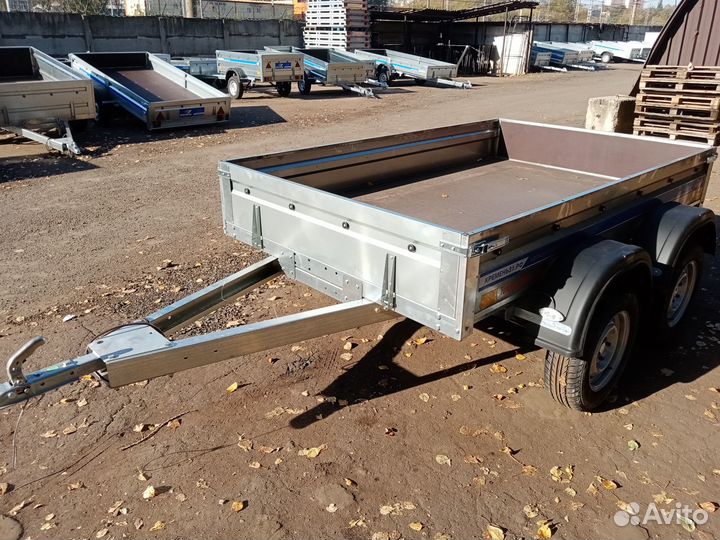 Прицеп Кремень31 бизнес 2.5х1.5х0.3 2 оси