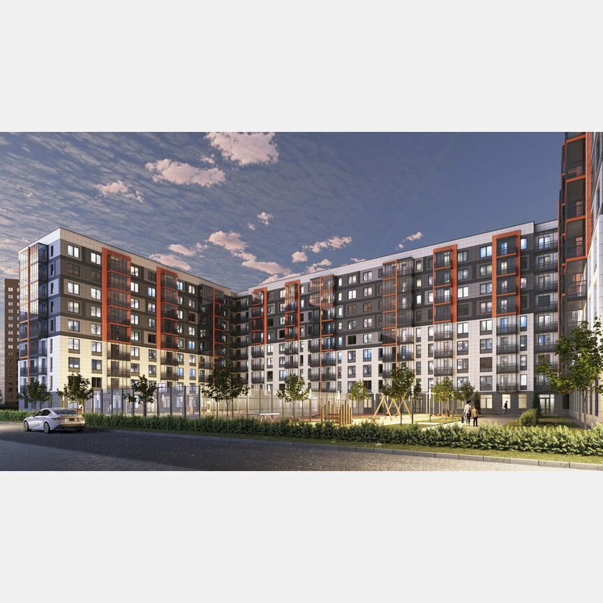 2-к. квартира, 67,8 м², 4/9 эт.