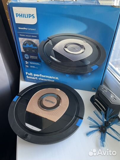 Робот пылесос philips smartpro compact