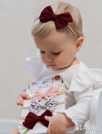 Повязки на голову для малышки, новые наборы