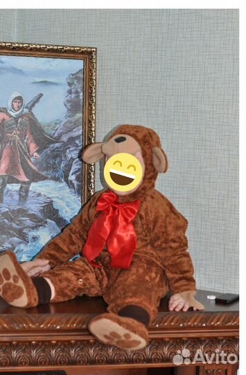 Новогодний костюм мишки - медвежонка 80 размер