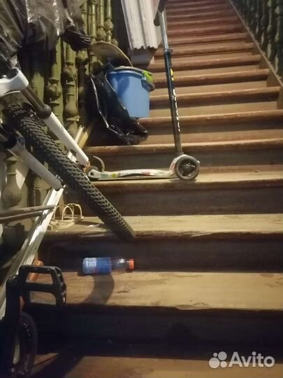 Самокат детский трехколесный бу