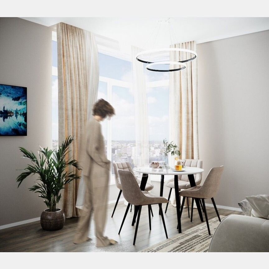 3-к. квартира, 95,1 м², 3/8 эт.