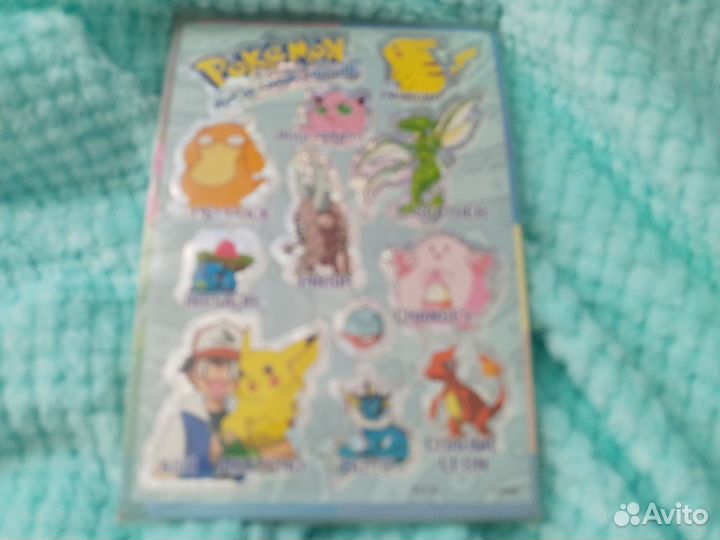 Пачка наклейк покемоны