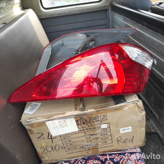 Задние фонари солярис 2010