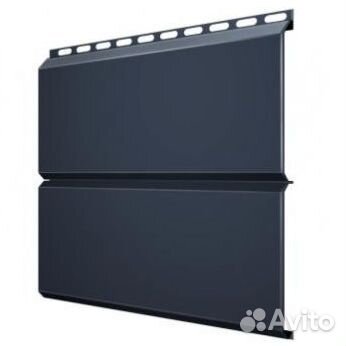 Металлический сайдинг Grand Line экобрус Стальной Бархат