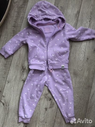 Костюм next утепленный 86 92 для девочки