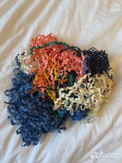 Декоративная волнистая тесьма вьюнчик