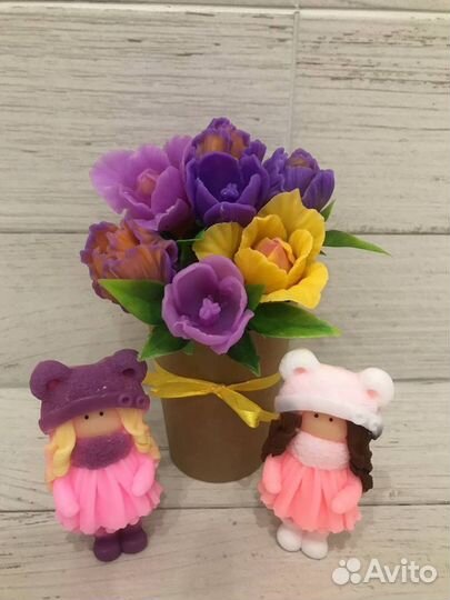 Букет из мыла