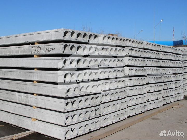 Плиты перекрытия пустотные пб 57-6-8 жби на заказ