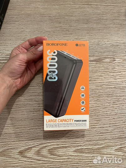 Powerbank на 30000 mAh новый